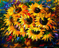 Без бренда «Собранный букет подсолнухов» в Астрахане  в интернет-магазине  Без бренда «Собранный букет подсолнухов» в Астрахане