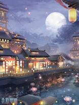 Без бренда «Ночной город на фоне луны» в Астрахане 