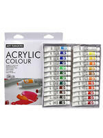 Без бренда «Коробка 24 шт.: Акриловые краски «Две картинки» 24 шт. по 12 мл, проф. пигмент» в Астрахане 