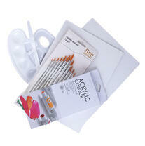 Без бренда «Набор подарочный «Две картинки»: краски акрил 12x12 мл, 2 холста 22x30 на мдф, 10 кистей, мастихин, палитра. Уценка (без упаковки)» в Астрахане в интернет-магазине  Без бренда «Набор подарочный «Две картинки»: краски акрил 12x12 мл, 2 холста 22x30 на мдф, 10 кистей, мастихин, палитра. Уценка (без упаковки)» в Астрахане