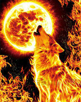 Без бренда «Огненный волк воет на луну (20шт)» в Астрахане 