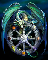 Без бренда «Коробка 20 шт: Дракон на магическом круге» в Астрахане 