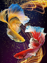 Без бренда «Желтая и красная рыбки (20шт)» в Астрахане 