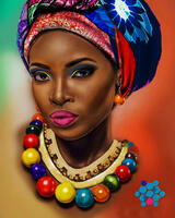 Без бренда «Портрет яркой женщины» в Астрахане  в интернет-магазине  Без бренда «Портрет яркой женщины» в Астрахане