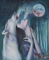 Без бренда «Девушка и волк в полнолуние» в Астрахане в интернет-магазине Без бренда «Девушка и волк в полнолуние» в Астрахане