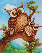 Без бренда «Совёнок с совой на ветке» в Астрахане 