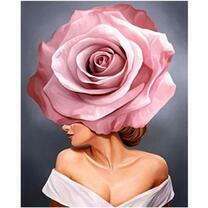 Без бренда «Девушка с розовой розой на голове» в Астрахане 