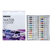 Без бренда «Коробка 24 шт.: Краски акварель «Две картинки» в тюбиках 24 шт. по 12 мл» в Астрахане 