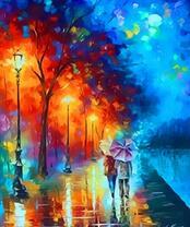 Осенняя прогулка по вечернему парку