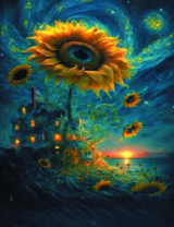 Без бренда «Фэнтези сюжет с подсолнухом» в Астрахане 