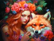 Без бренда «Рыжая девушка и рыжая лисица» в Астрахане в интернет-магазине  Без бренда «Рыжая девушка и рыжая лисица» в Астрахане