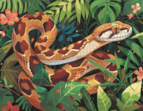 Без бренда «Маисовый полоз в зеленой листве» в Астрахане 