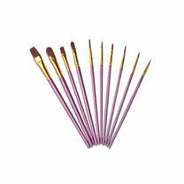 Без бренда «Кисти для рисования набор (10 шт) сиреневые» в Астрахане 